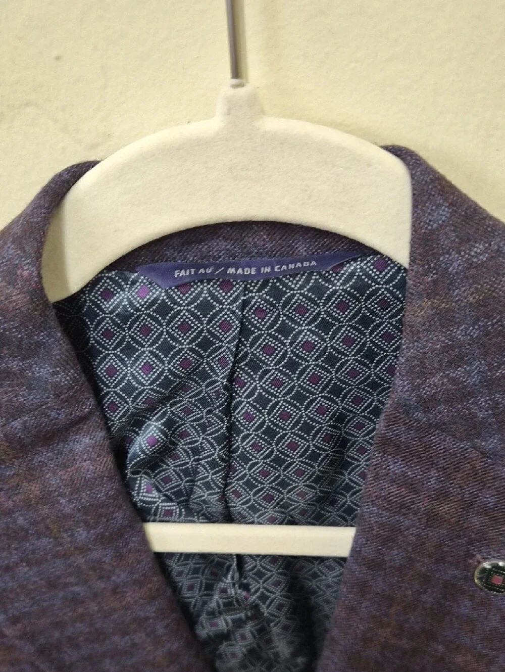 Ted Baker London Blue Checks Two-Button Sport Coat Size 46 R